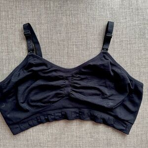 Kindred Bravely Sublime® Hands-Free Pumping & Nursing Bra - Black size XXL Busty